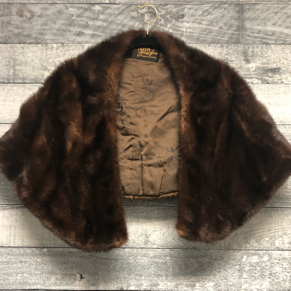Vintage genuine mink stole